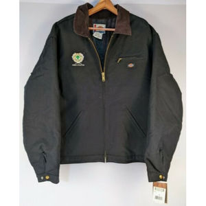 Vtg Dickies Blanket Lined 3XL Chore Jacket Work Coat 90s Canvas Outdoor XXXL